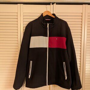 TOMMY HILFIGER COLORBLOCK ACTIVE SOFT SHELL ZIP FRONT JACKET MEN'S XXL